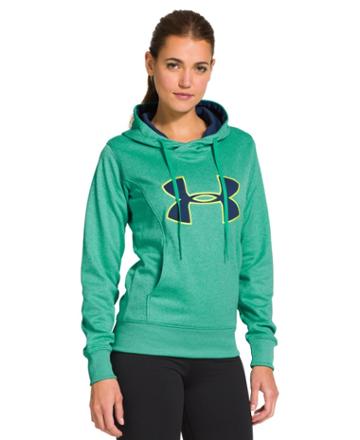Under Armour Women's Armour Fleece Storm Big Logo Hoodie