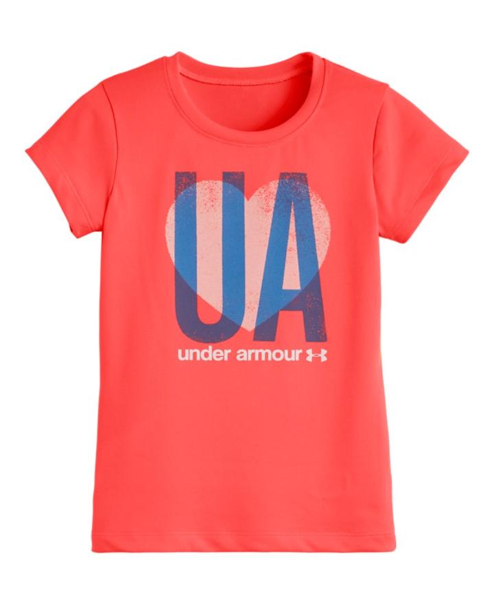 Under Armour Girls' Toddler Ua All Heart Short Sleeve