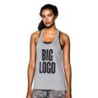 Under Armour Women's Ua Charged Cotton Tri-blend Big Logo Tank