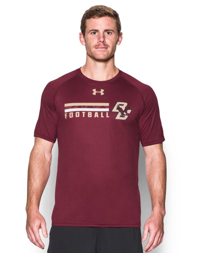 Under Armour Men's Boston College Ua Tech Sideline T-shirt