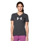 Under Armour Women's Ua Charged Cotton Tri-blend Logo V-neck