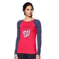 Under Armour Women's Washington Nationals Ua Tri-blend Long Sleeve