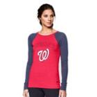 Under Armour Women's Washington Nationals Ua Tri-blend Long Sleeve