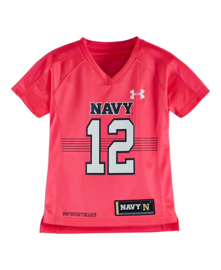 Under Armour Girls' Infant Navy Replica Jersey