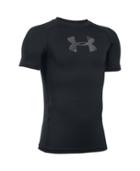 Under Armour Boys' Heatgear Armour Short Sleeve Fitted Shirt