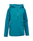 Under Armour Girls' Ua Armour Fleece Printed 1/2 Zip Hoodie