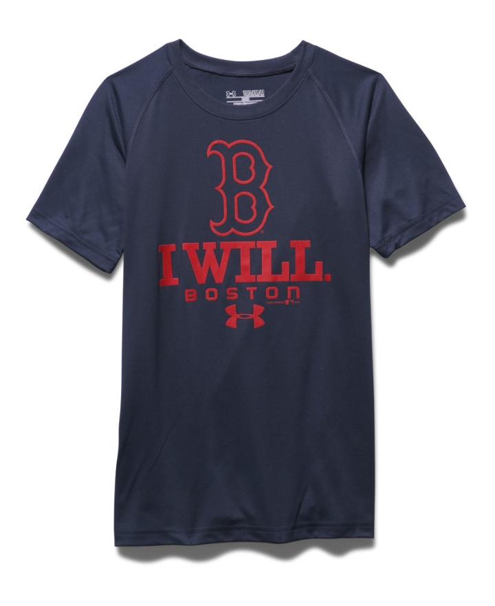 Under Armour Boys' Boston Red Sox I Will Ua Tech T-shirt