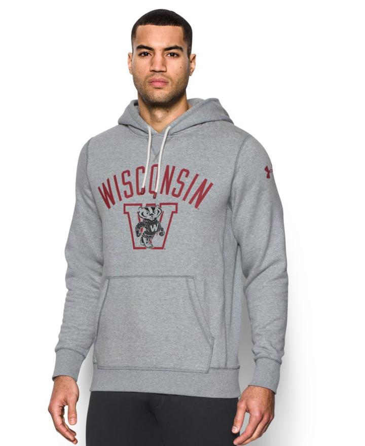 Under Armour Mens' Wisconsin Iconic Hoodie