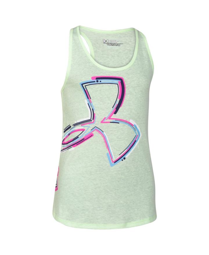 Under Armour Girls' Ua Half-time Logo Tank