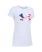 Under Armour Girls' Ua Usa Big Logo Short Sleeve T-shirt