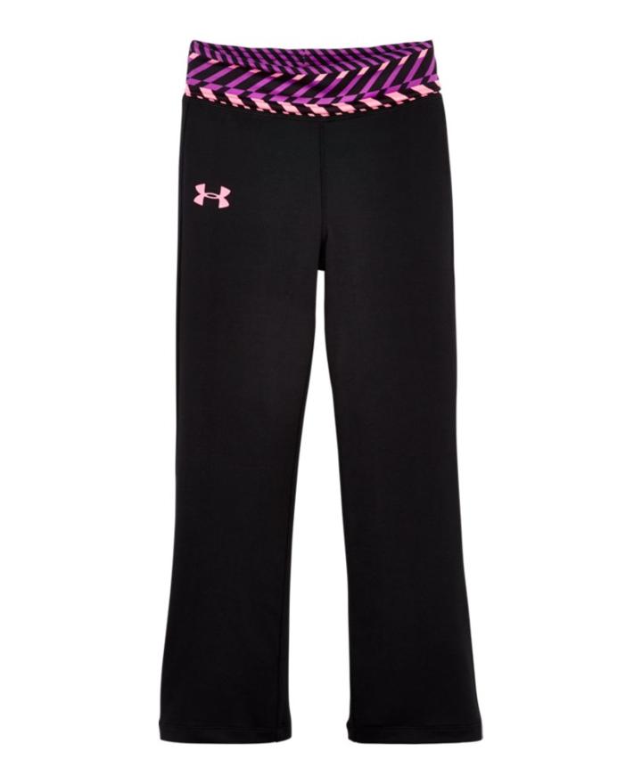 Under Armour Girls' Pre-school Ua Zig Zag Yoga Pants