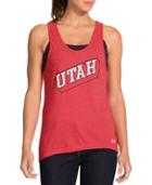 Women's Under Armour Legacy Utah Charged Cotton Tri-blend Tank