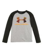 Under Armour Boys' Infant Ua Hunt Big Logo Raglan Long Sleeve