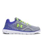 Under Armour Girls' Grade School Ua Micro G Velocity Reflective Running Shoes