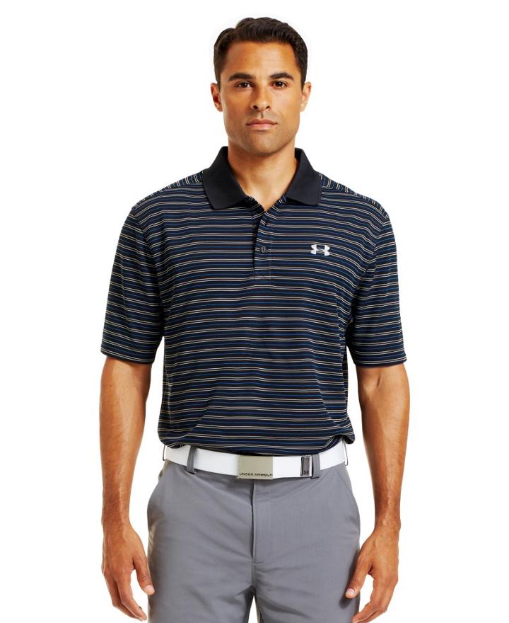 Under Armour Men's Ua Draw Stripe Pique Polo 3.0
