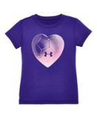 Under Armour Girls' Pre-school Ua Heartbeat Short Sleeve T-shirt