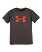 Under Armour Boys' Toddler Ua Jump Block Big Logo Short Sleeve T-shirt