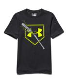 Under Armour Boys' Ua Cracked Bat Logo T-shirt