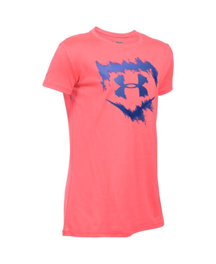 Under Armour Girls' Ua Softball Logo T-shirt