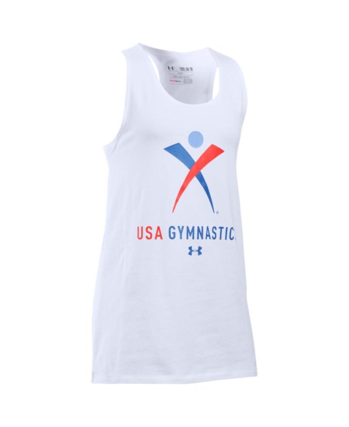 Under Armour Girls' Usa Gymnastics Tank