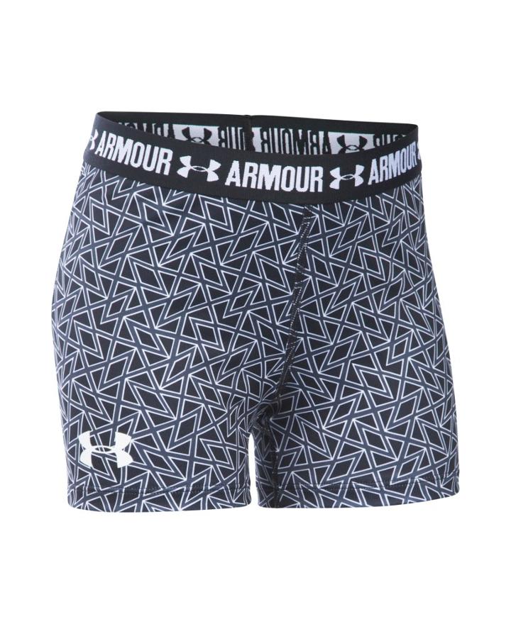Under Armour Girls' Ua Heatgear Armour Printed 3 Shorty
