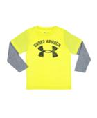 Under Armour Boys' Infant Ua Distressed Graphic Long Sleeve
