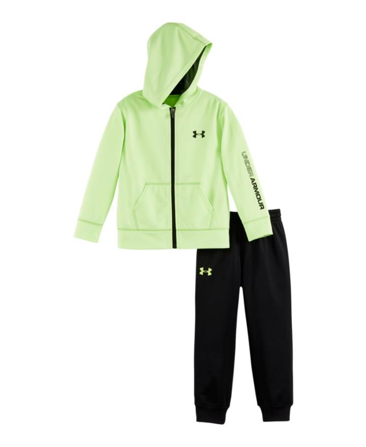 Under Armour Boys' Pre-school Ua Symbol Hoodie Track Set