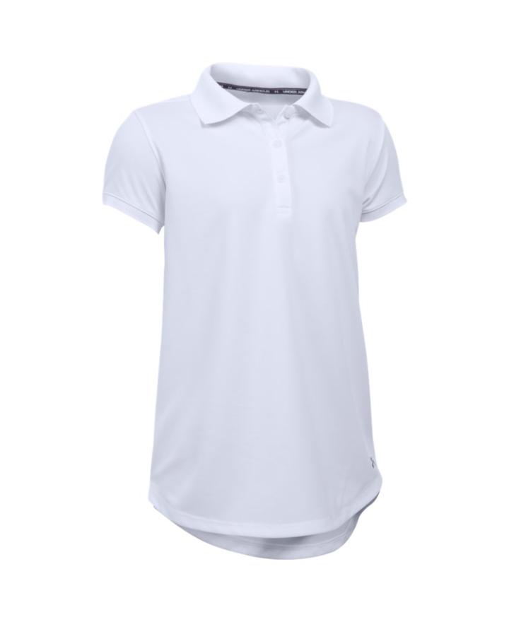 Under Armour Girls' Ua Uniform Short Sleeve Polo