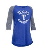 Under Armour Girls' Texas Rangers Ua Tri-blend  Sleeve