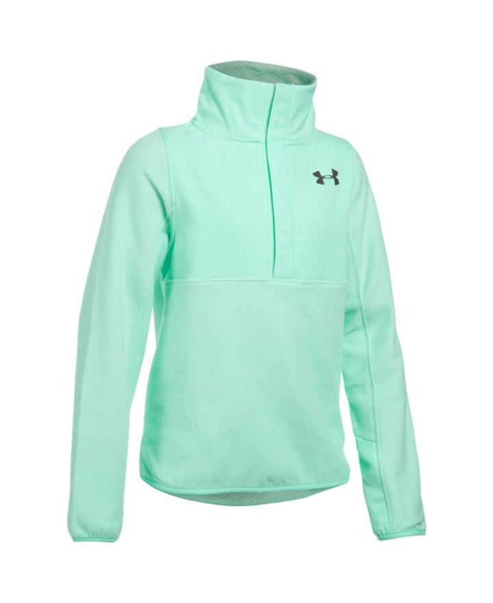Under Armour Girls' Ua Coldgear Infrared Survivor Fleece Half-snap