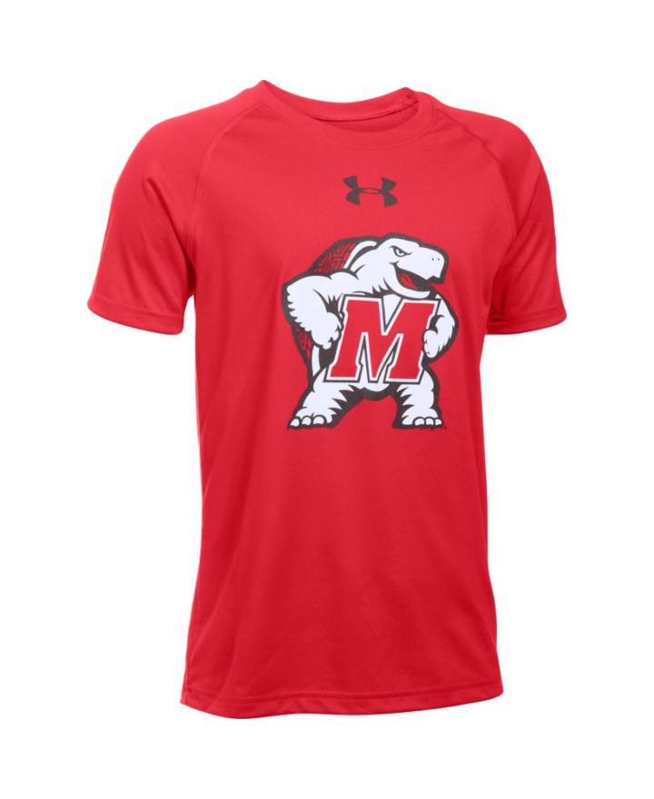 Under Armour Boys' Maryland Ua Tech Short Sleeve T-shirt