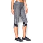 Under Armour Women's Ua Fly-by Textured Capri