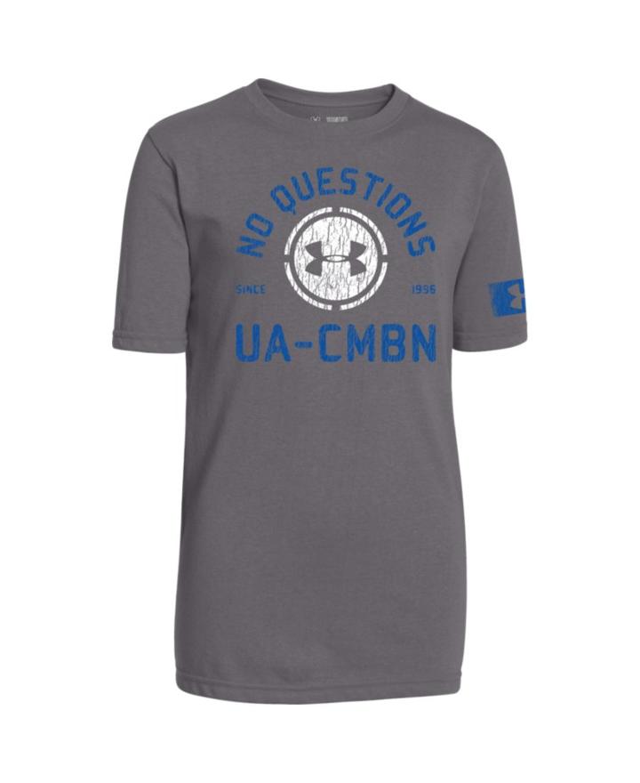 Under Armour Boys' Ua Combine Training No Questions T-shirt
