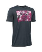 Under Armour Boys' Ua Power In Pink Armoured T-shirt