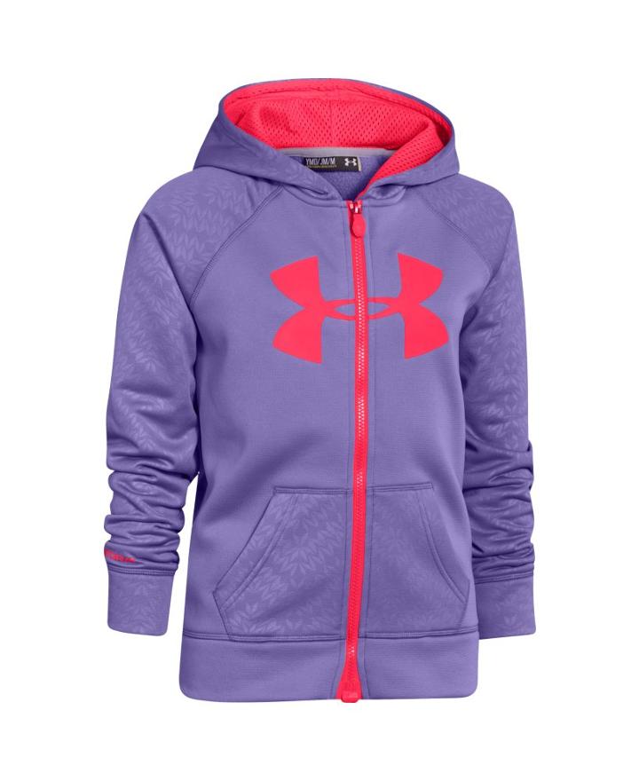 Under Armour Girls' Ua Storm Armour Fleece Big Logo Magzip Hoodie