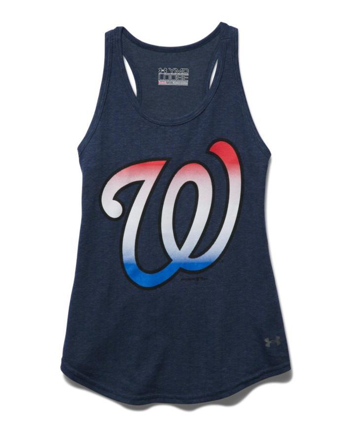 Under Armour Girls' Washington Nationals Ua Tech Tank