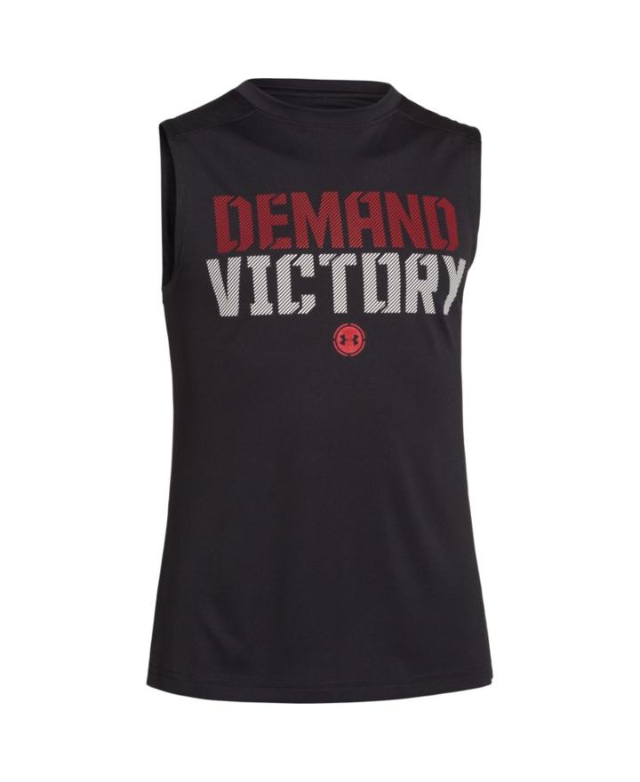 Under Armour Boys' Ua Combine Training Demand Victory Sleeveless T-shirt
