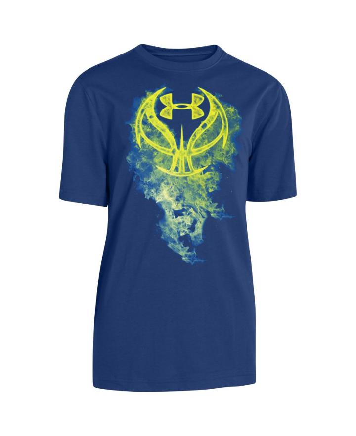 Under Armour Boys' Ua Bball Flame T-shirt