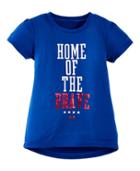 Under Armour Girls' Toddler Ua Home Of The Brave Short Sleeve