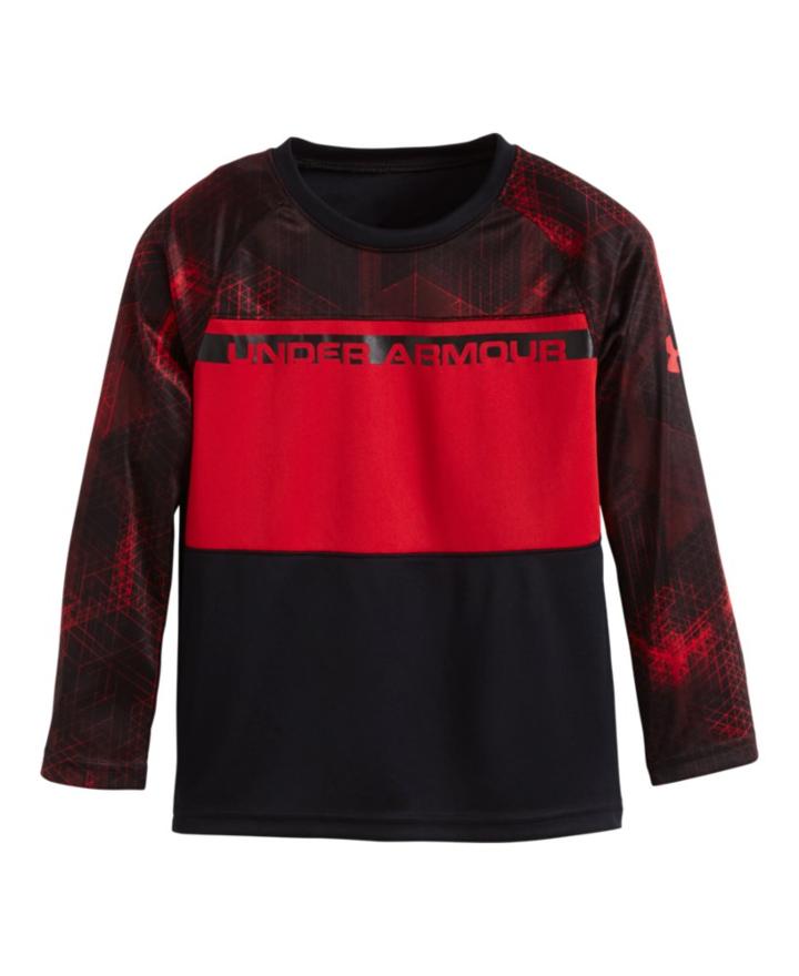 Under Armour Boys' Pre-school Ua Printed Long Sleeve