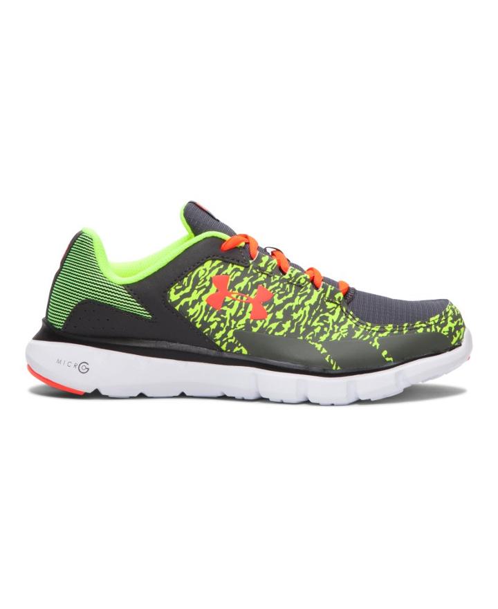 Under Armour Boys' Grade School Ua Micro G Velocity Grit Running Shoes