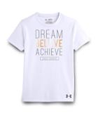 Under Armour Girls' Ua Dream Believe Achieve T-shirt