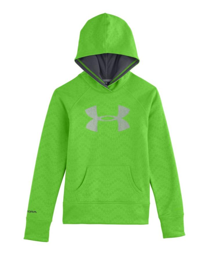 Under Armour Girls' Ua Big Logo Armour Fleece Hoodie