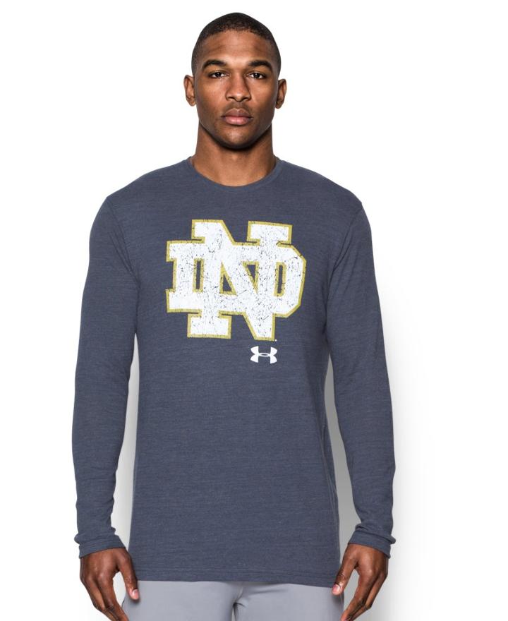 Under Armour Men's Notre Dame Tri-blend T-shirt