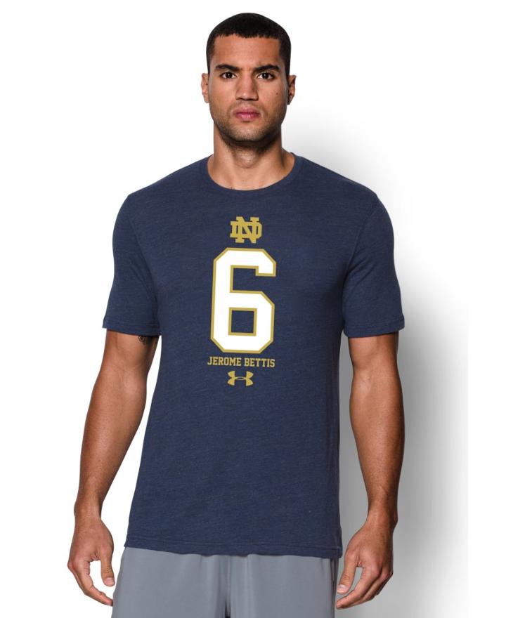 Under Armour Men's Notre Dame #6 T-shirt