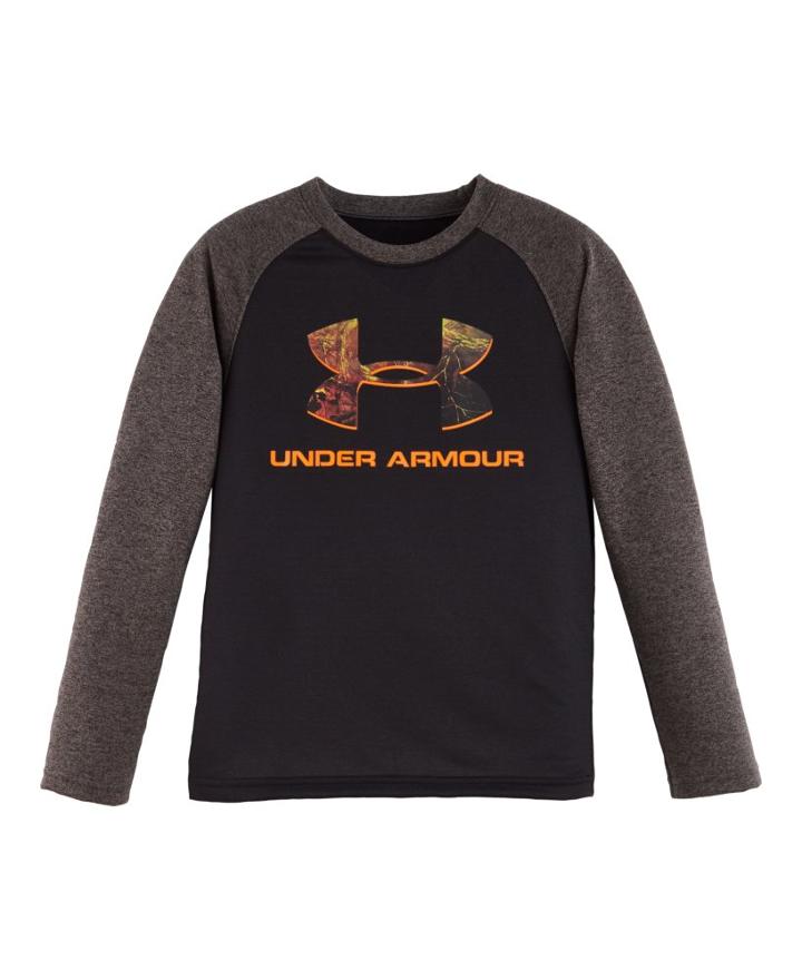 Under Armour Boys' Toddler Ua Hunt Big Logo Raglan Long Sleeve