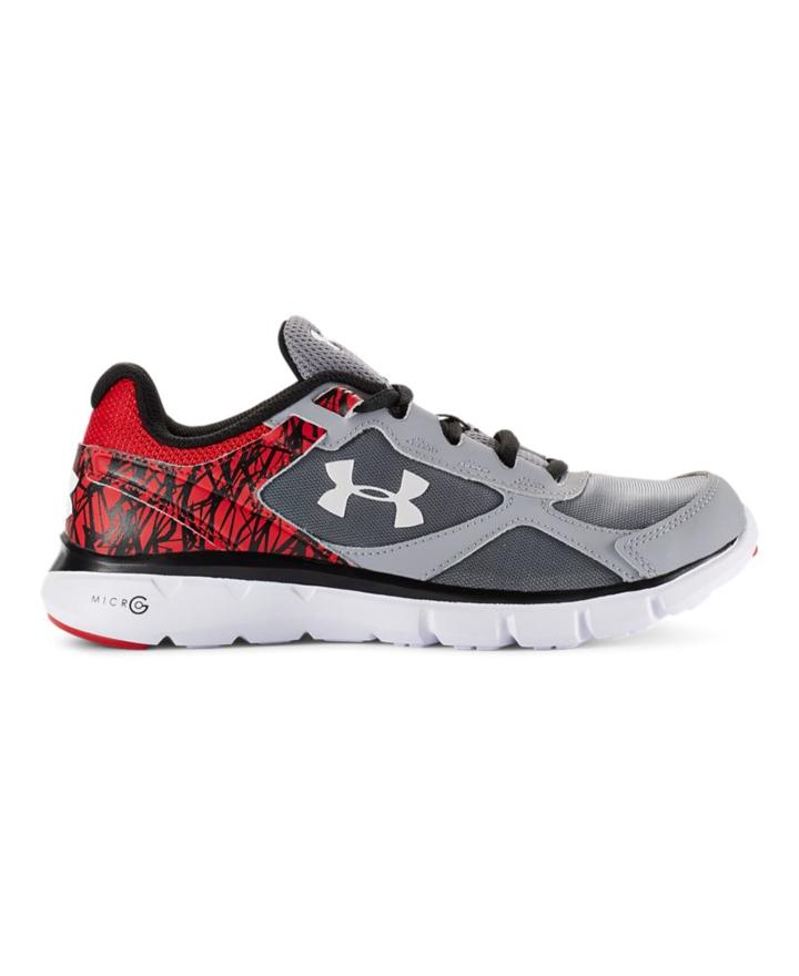 Under Armour Boys' Grade School Ua Micro  G Velocity Running Shoes