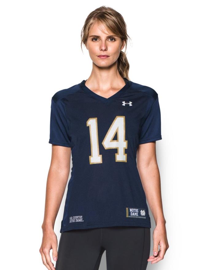 Under Armour Women's Notre Dame Ua Replica Football Jersey