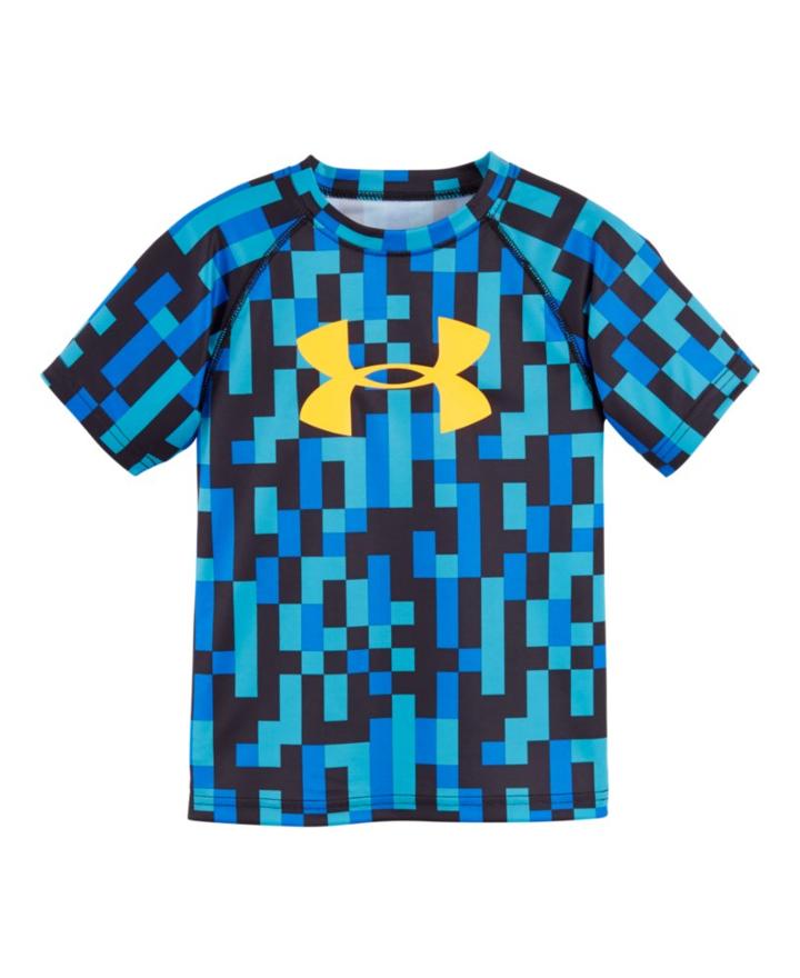 Under Armour Boys' Pre-school Ua Big Pixel Zoom Big Logo T-shirt