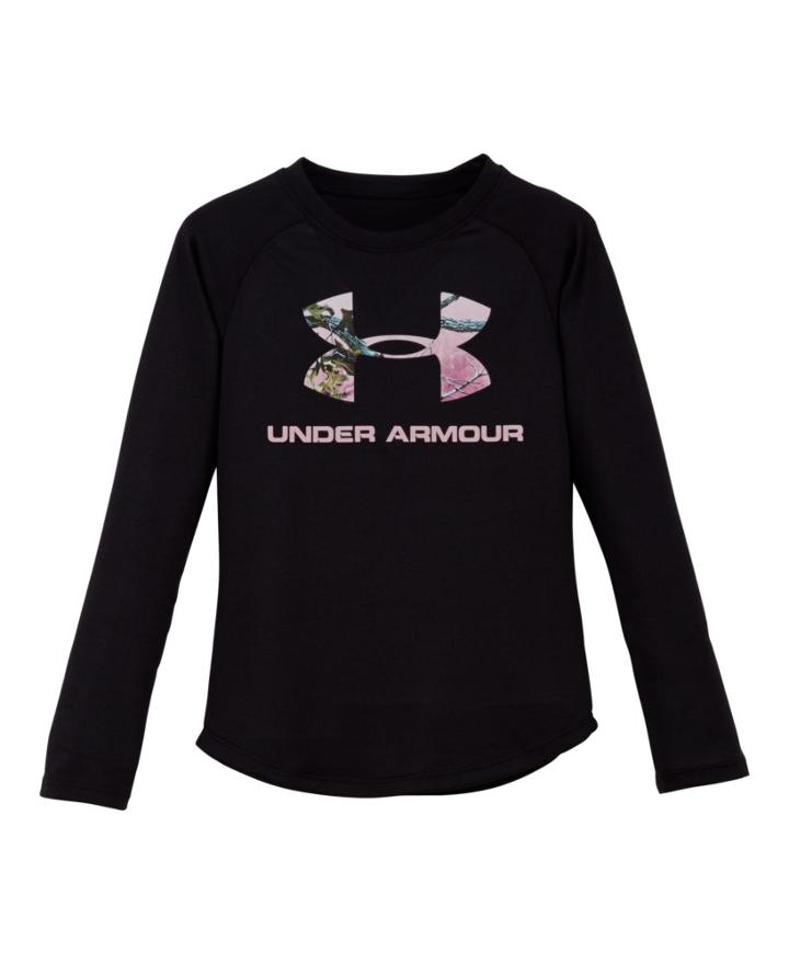 Under Armour Girls' Pre-school Ua Hunt Big Logo Raglan